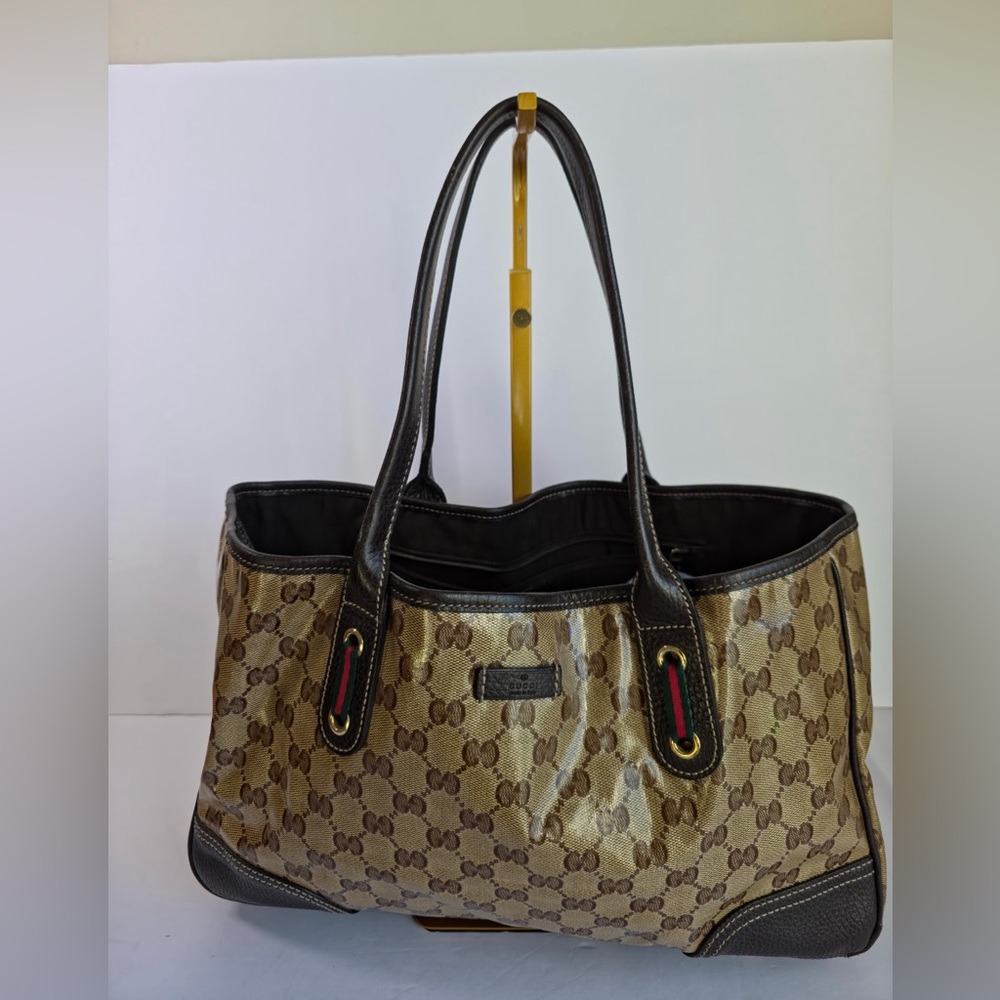 Gucci Crystal GG Canvas Bag